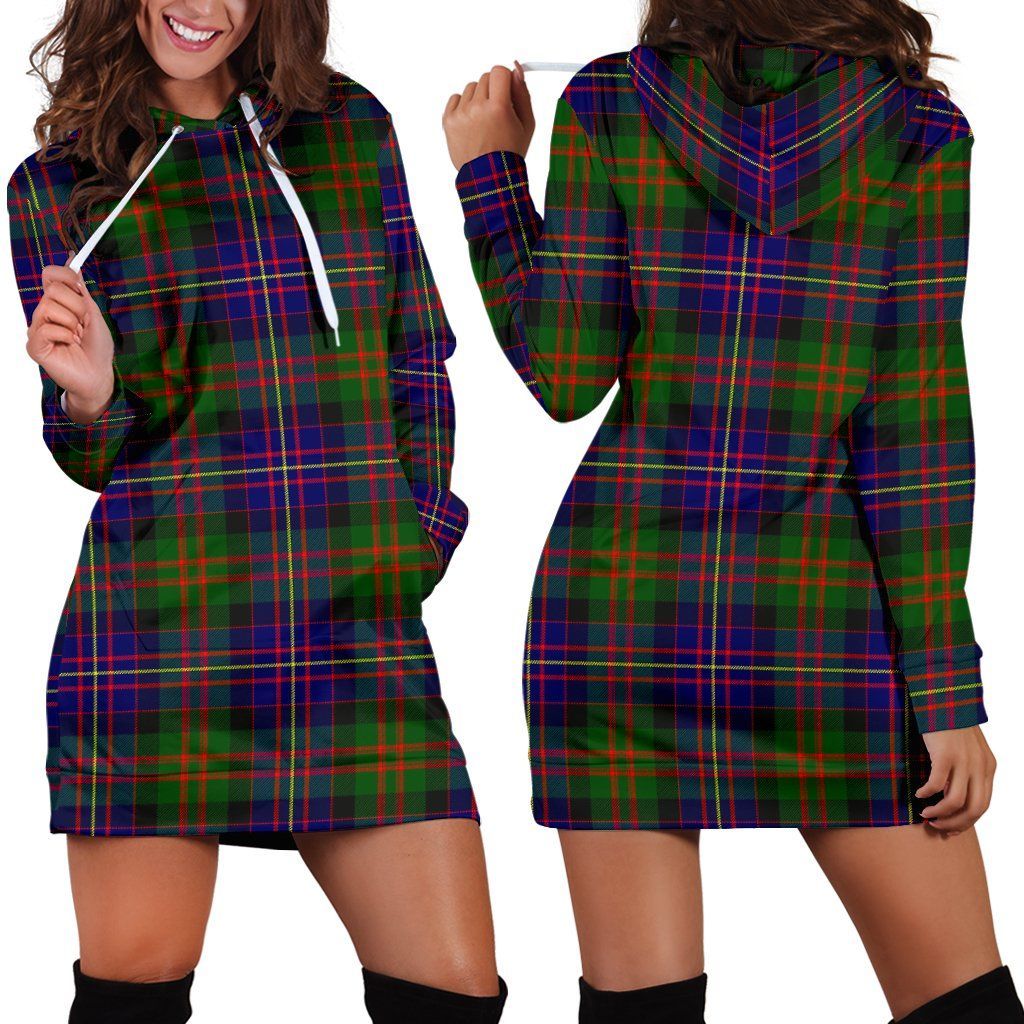 Cameron of Erracht Modern Tartan Plaid Hoodie Dress