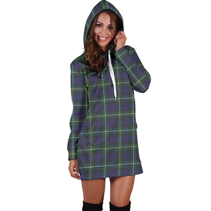 Campbell Argyll Modern Tartan Plaid Hoodie Dress