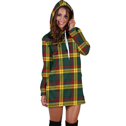 MacMillan Old Modern Tartan Plaid Hoodie Dress