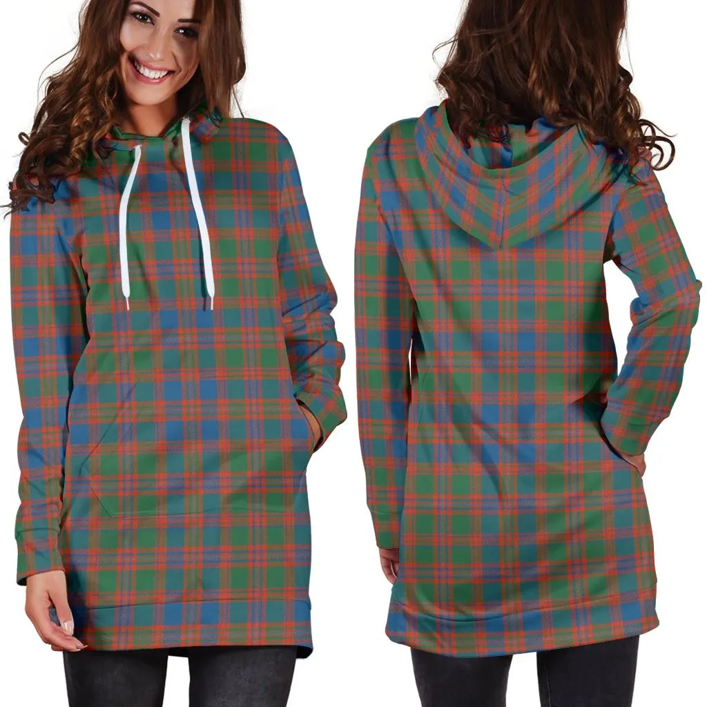 MacIntyre Ancient Tartan Plaid Hoodie Dress