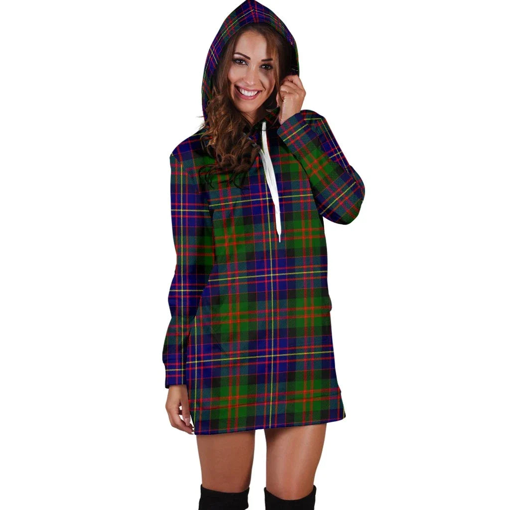 Cameron of Erracht Modern Tartan Plaid Hoodie Dress