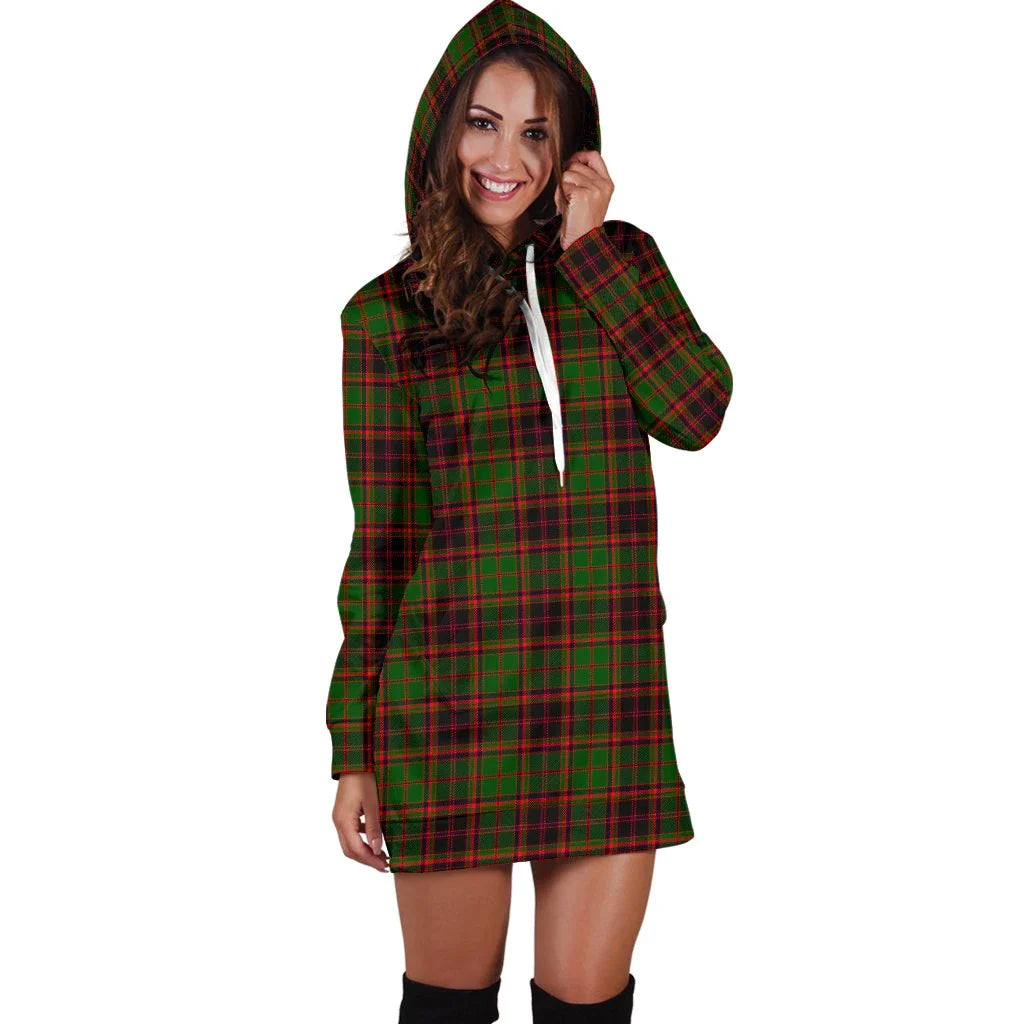 Buchan Modern Tartan Plaid Hoodie Dress