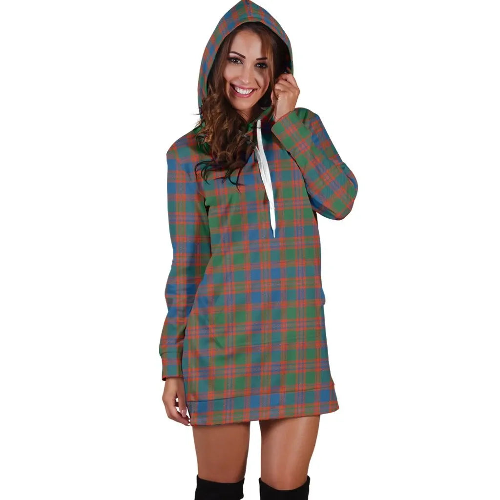 MacIntyre Ancient Tartan Plaid Hoodie Dress