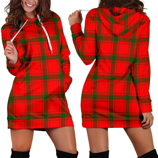 MacDonald of Sleat Tartan Plaid Hoodie Dress