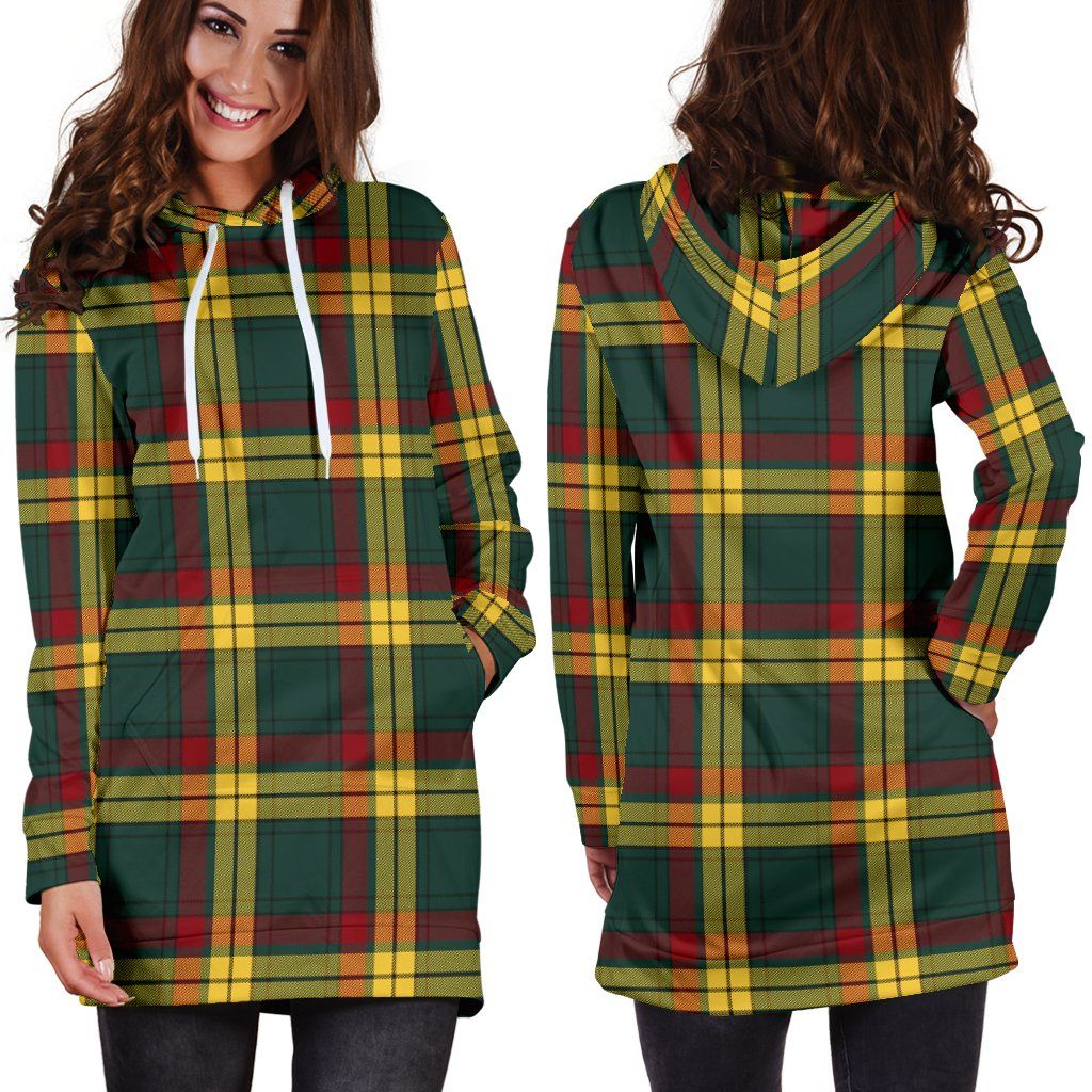 MacMillan Old Modern Tartan Plaid Hoodie Dress