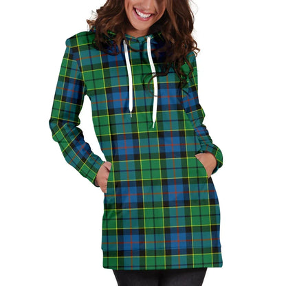 Forsyth Ancient Tartan Plaid Hoodie Dress