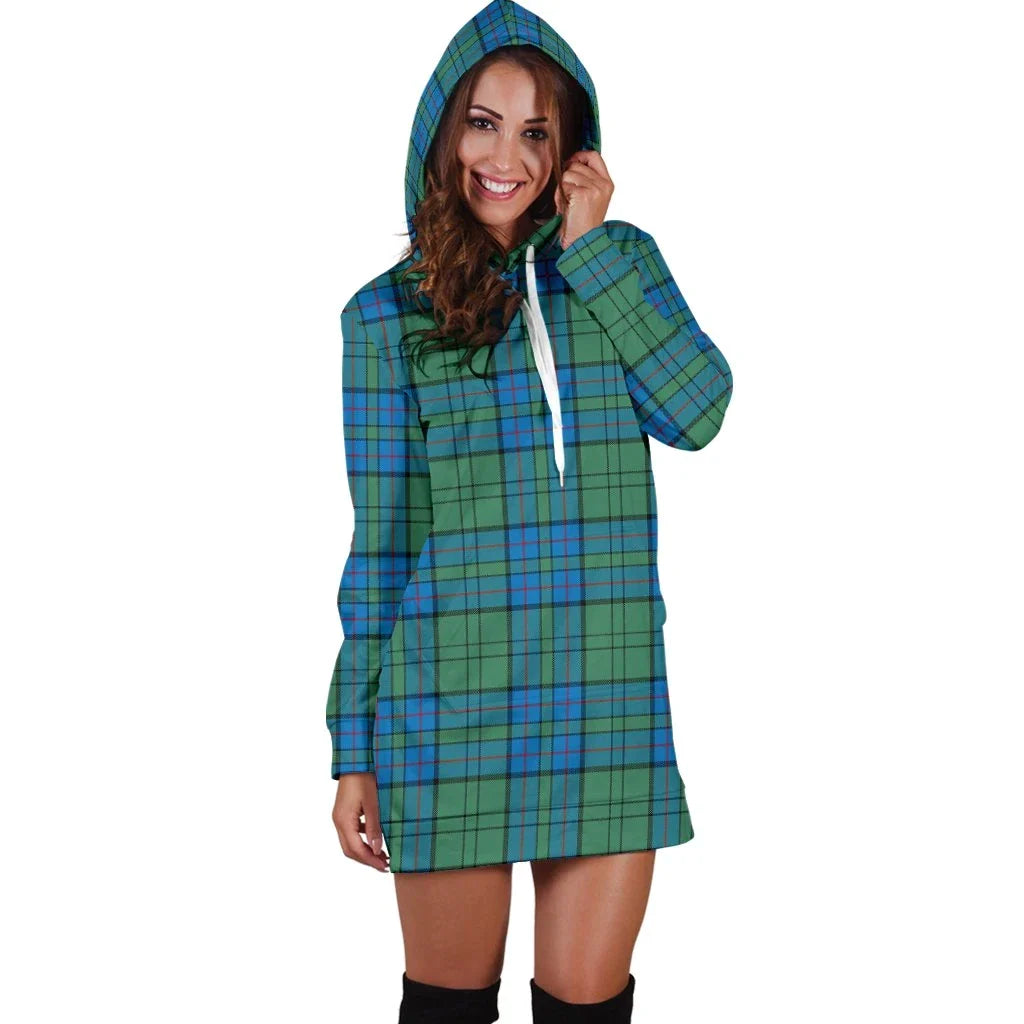 Lockhart Tartan Plaid Hoodie Dress