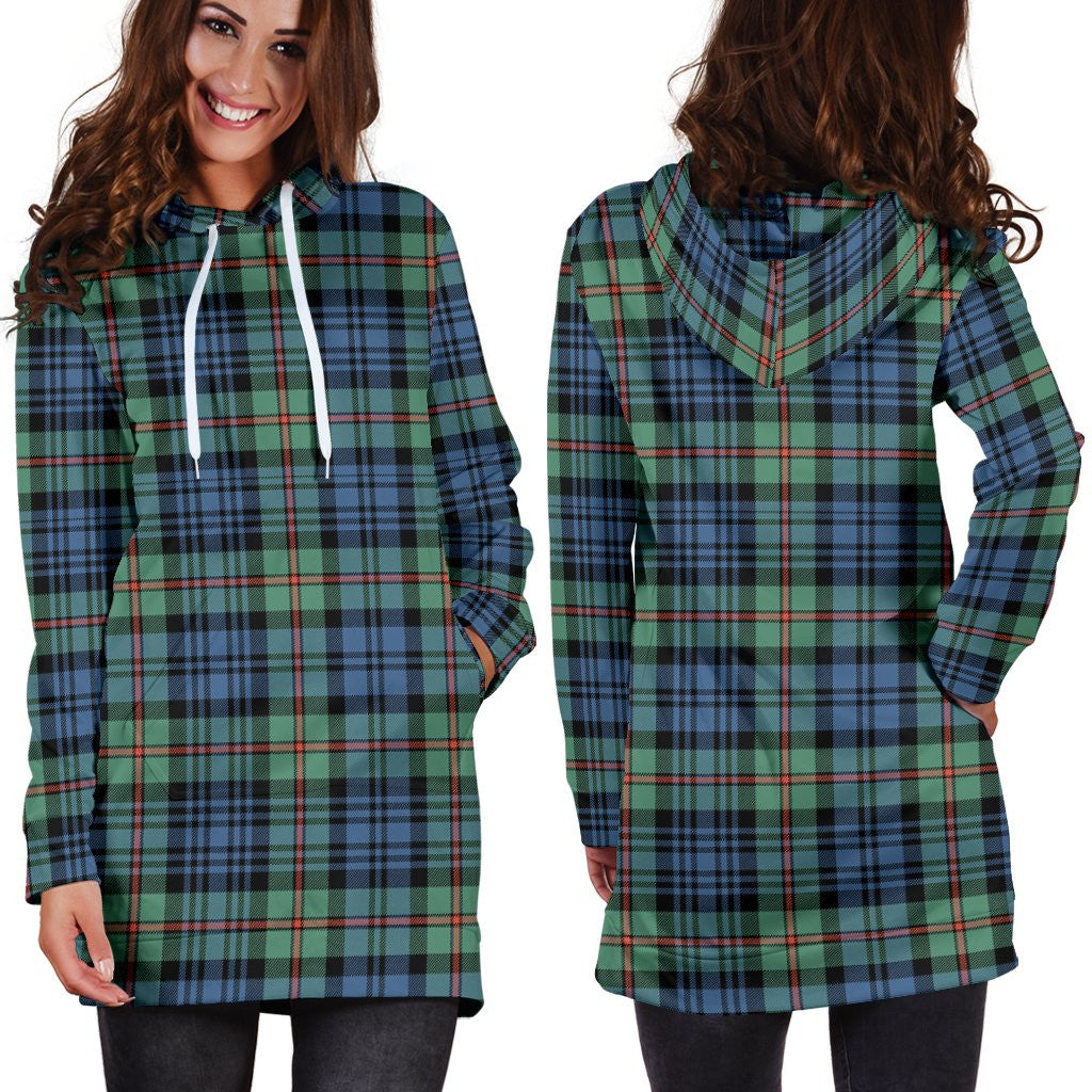 MacKinlay Ancient Tartan Plaid Hoodie Dress