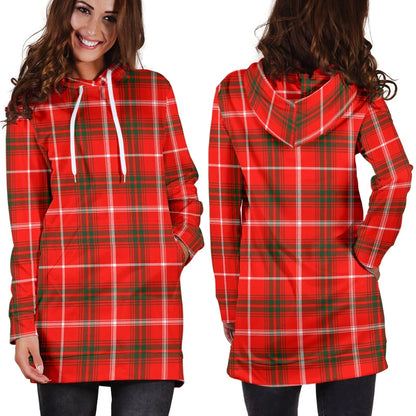 Duke of Rothesay Modern Tartan Plaid Hoodie Dress