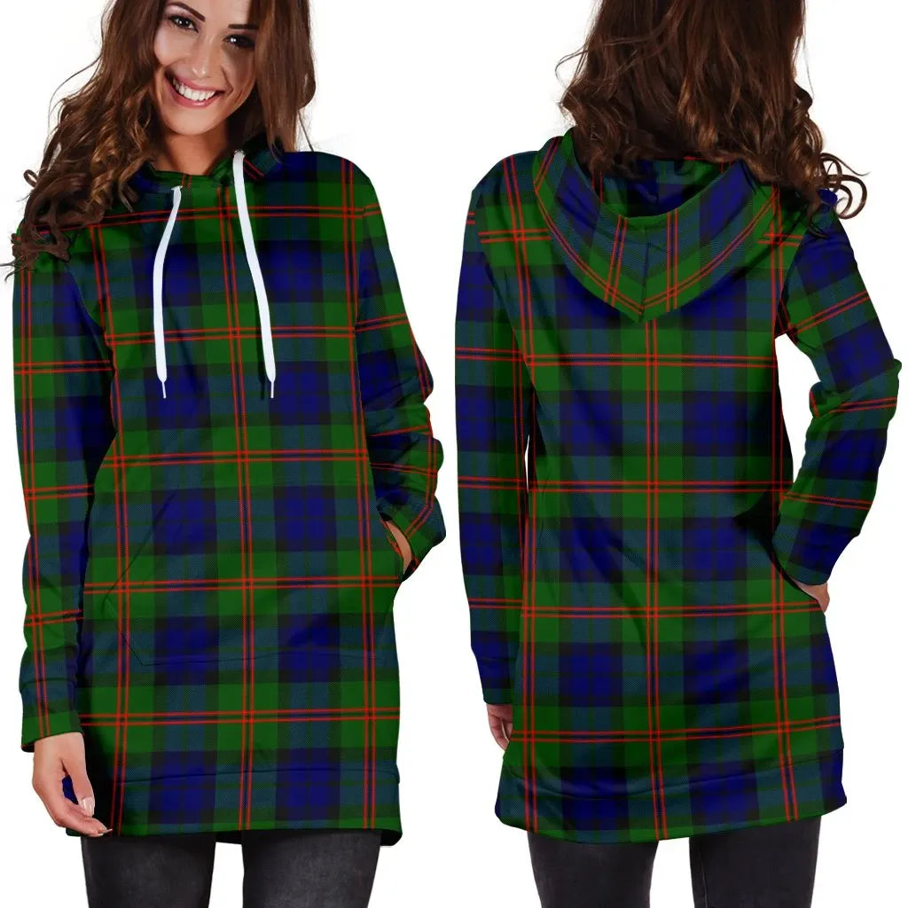 Dundas Modern 02 Tartan Plaid Hoodie Dress