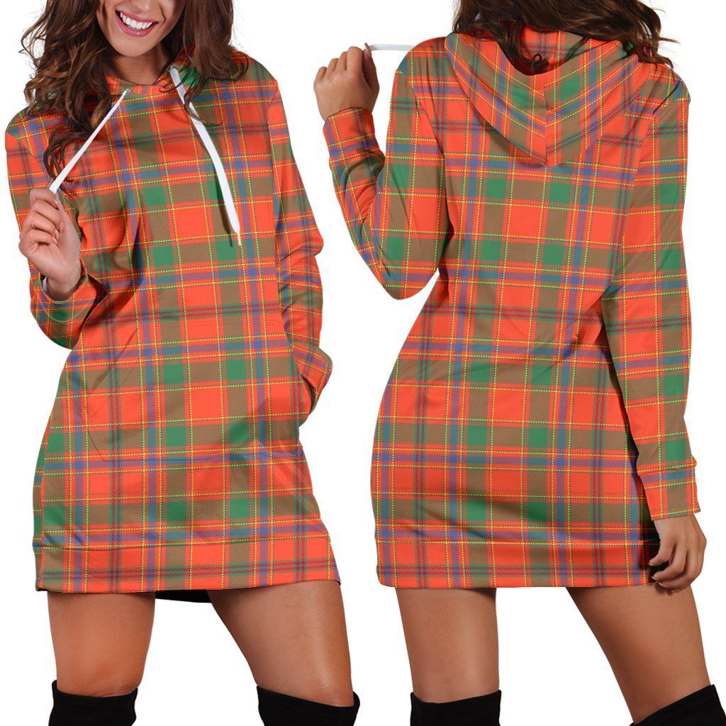 Munro Ancient Tartan Plaid Hoodie Dress