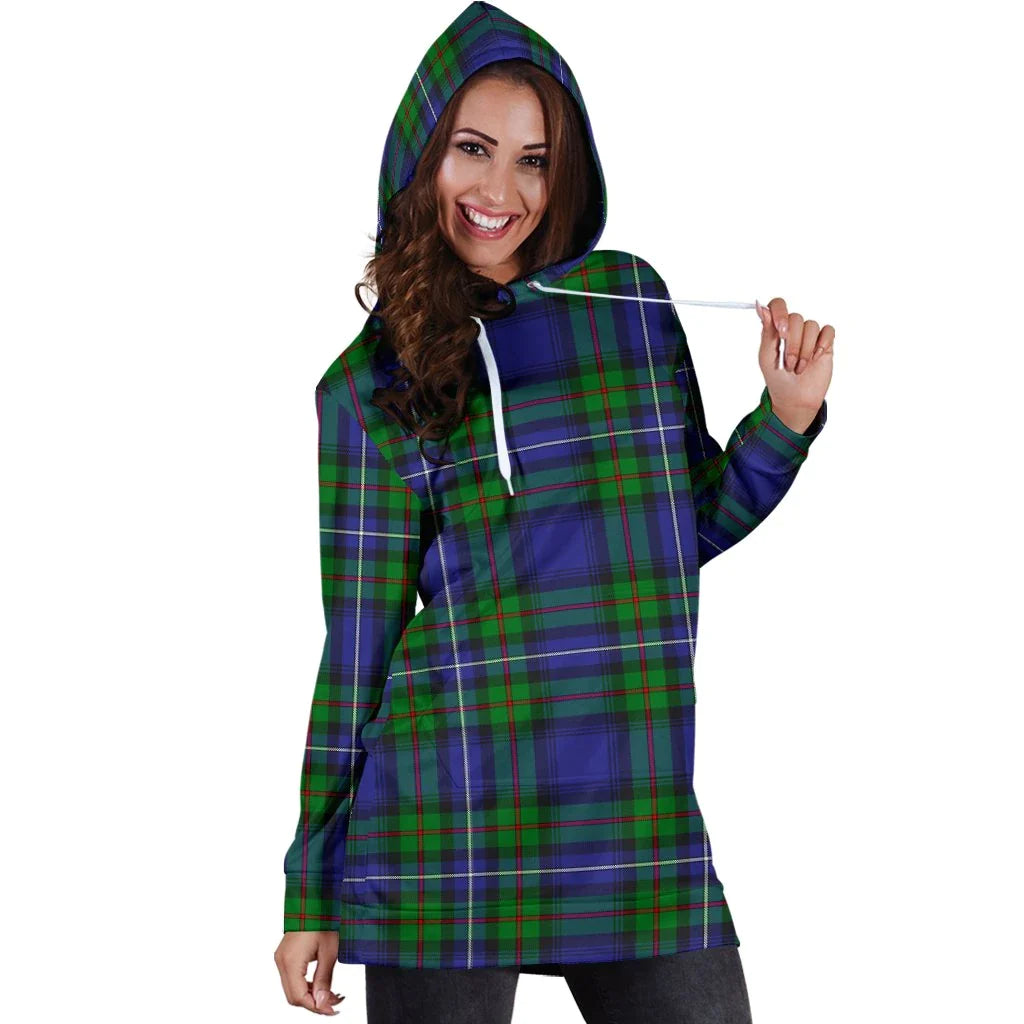 Robertson Hunting Modern Tartan Plaid Hoodie Dress