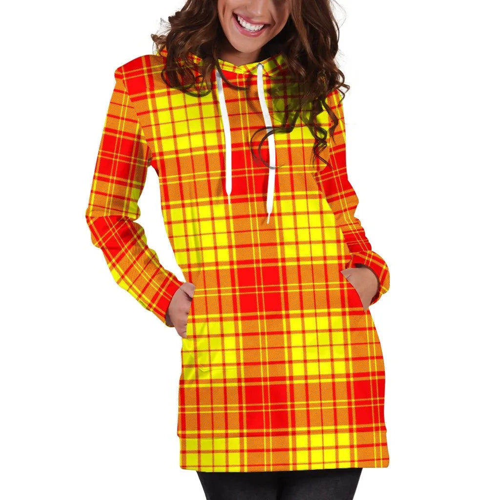 MacMillan Clan Tartan Plaid Hoodie Dress