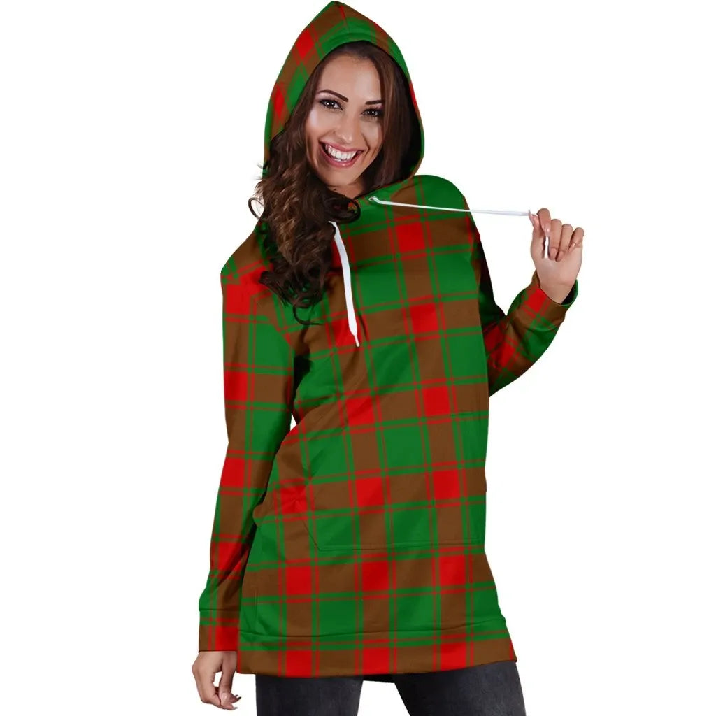 Middleton Modern Tartan Plaid Hoodie Dress