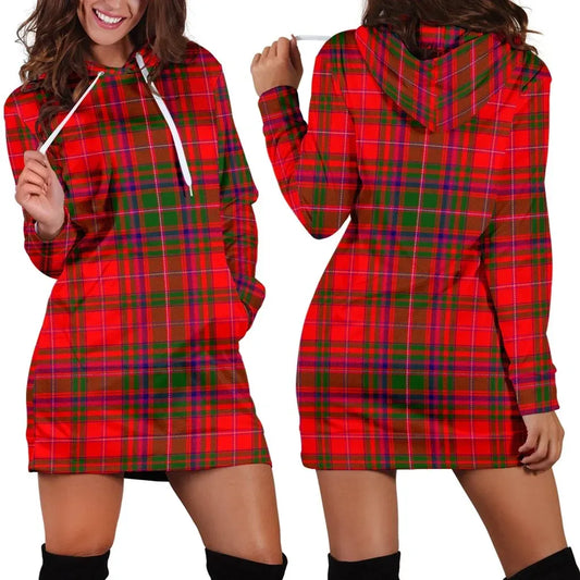 MacDougall Modern Tartan Plaid Hoodie Dress