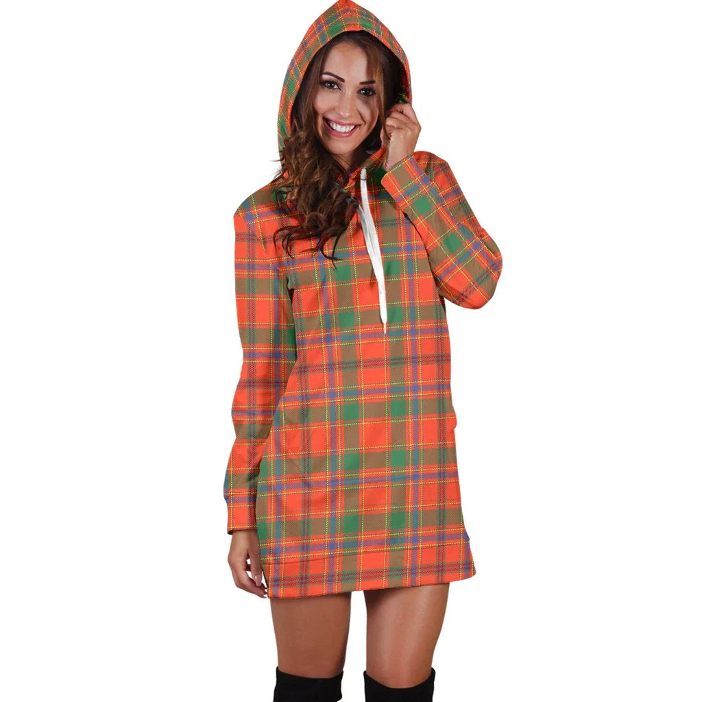 Munro Ancient Tartan Plaid Hoodie Dress