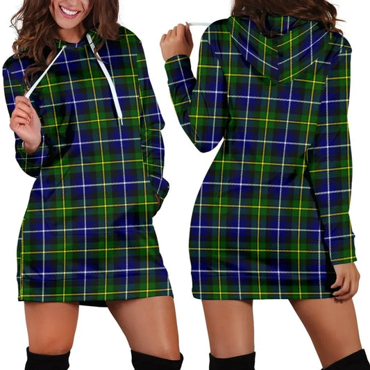 MacNeill of Barra Modern Tartan Plaid Hoodie Dress