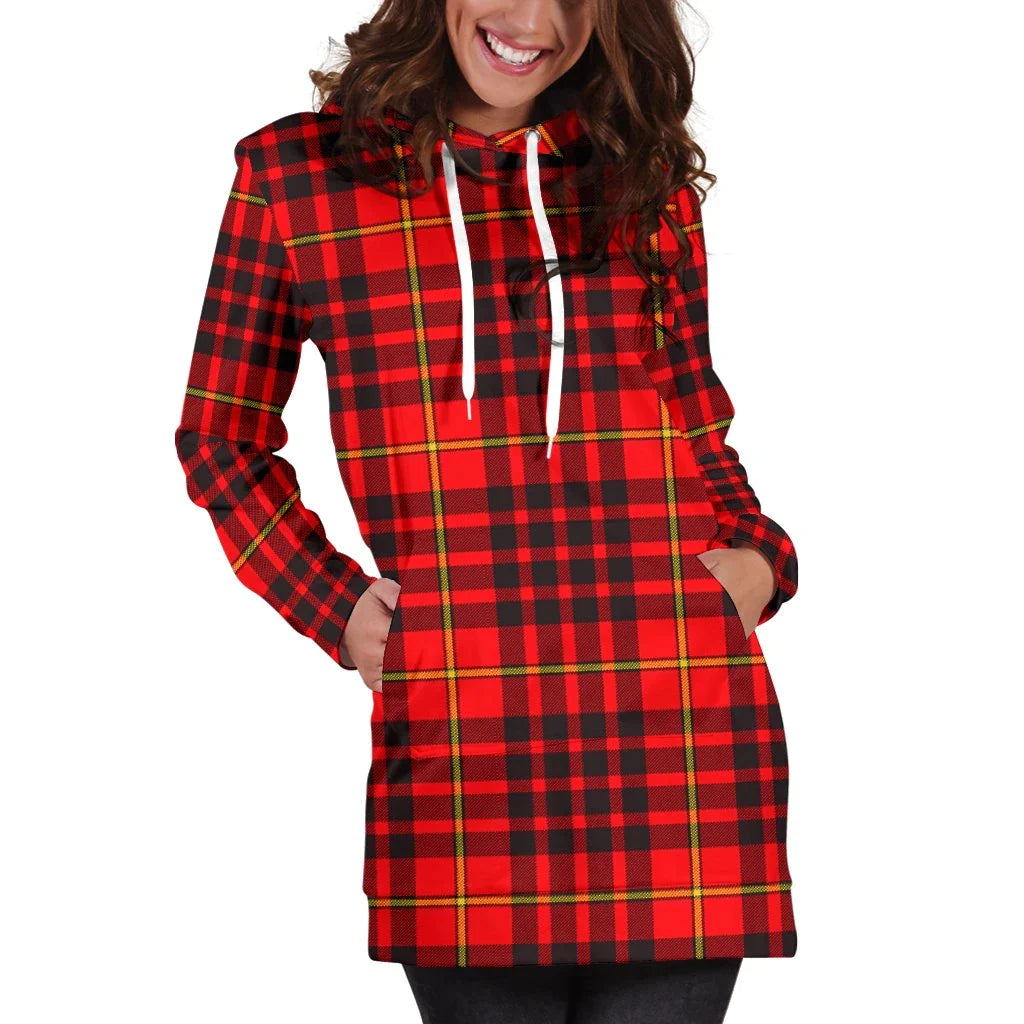 MacIan Tartan Plaid Hoodie Dress