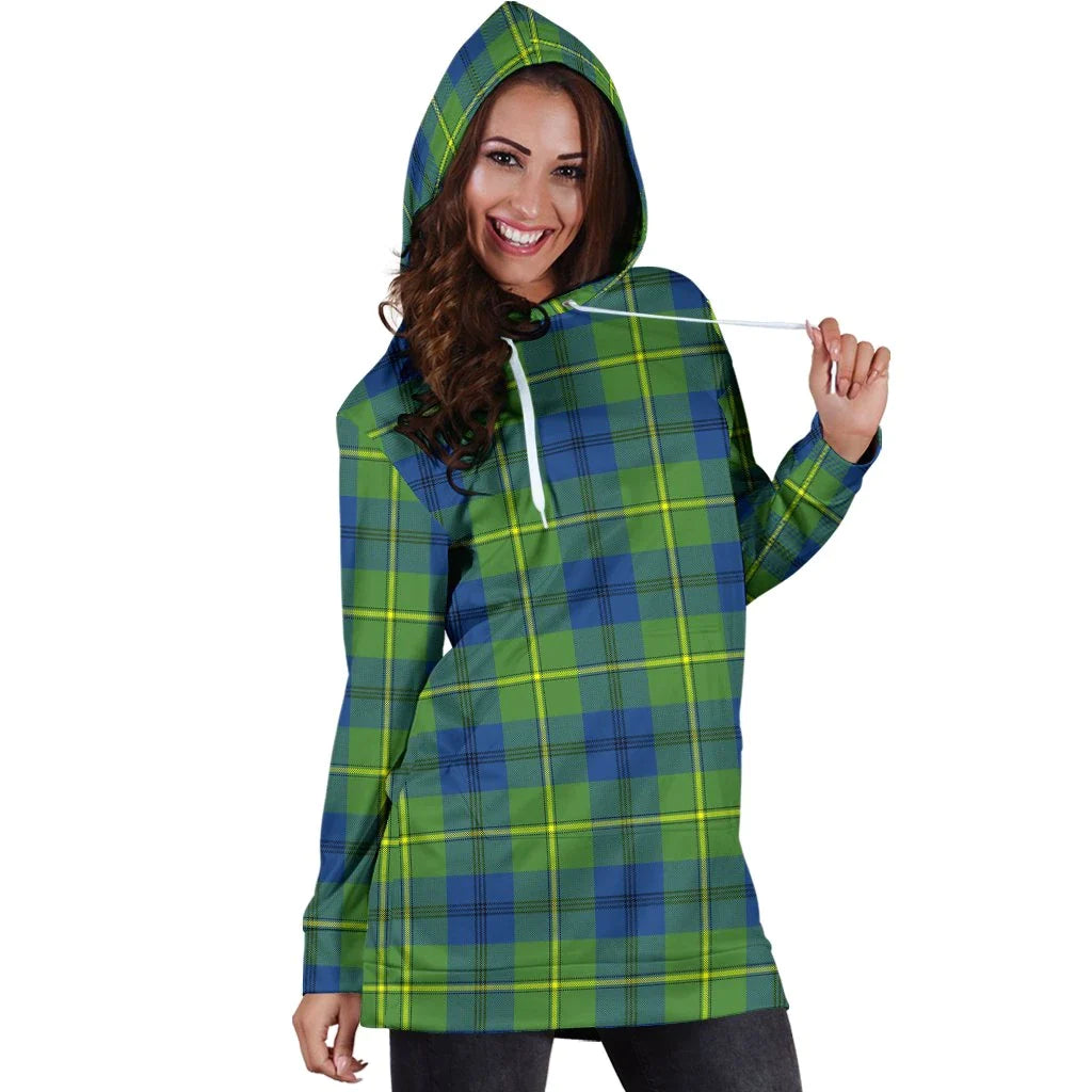 Johnston Ancient Tartan Plaid Hoodie Dress