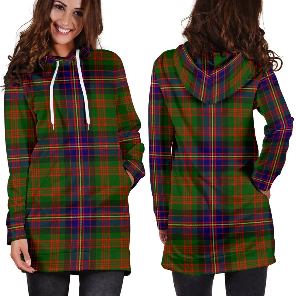 Cochrane Modern Tartan Plaid Hoodie Dress