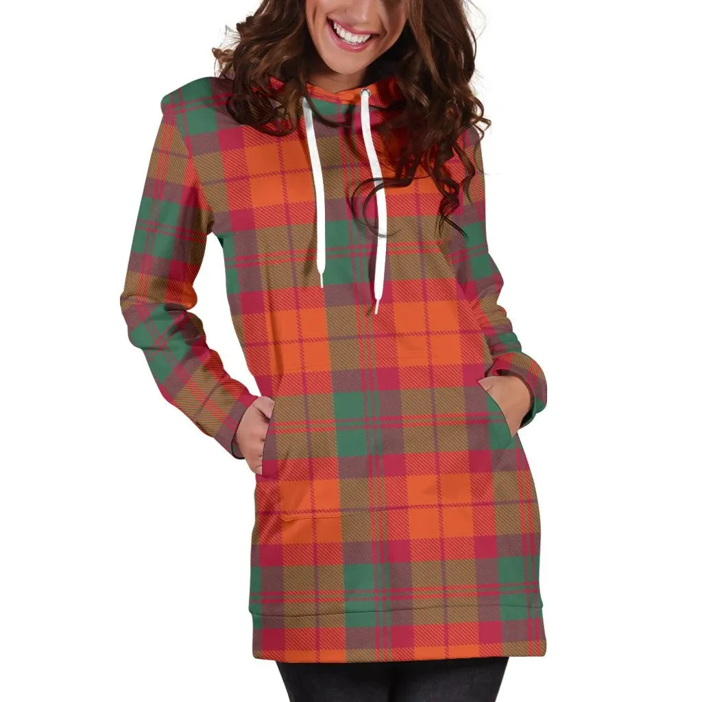 MacNab Ancient Tartan Plaid Hoodie Dress