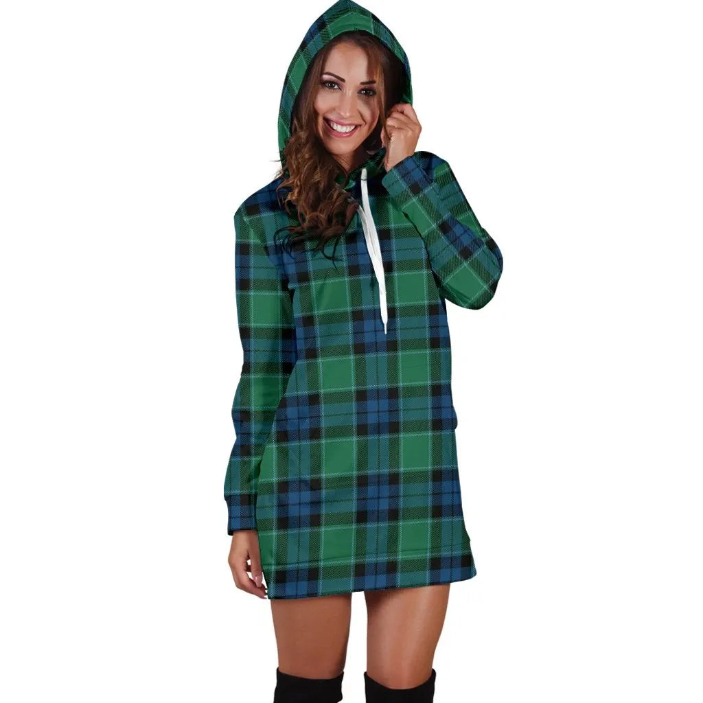 Graham of Menteith Ancient Tartan Plaid Hoodie Dress