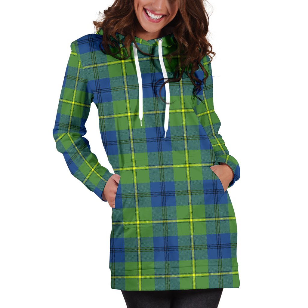 Johnston Ancient Tartan Plaid Hoodie Dress