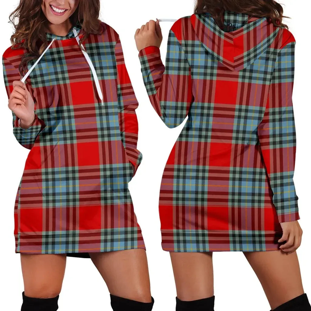 MacLeay Tartan Plaid Hoodie Dress