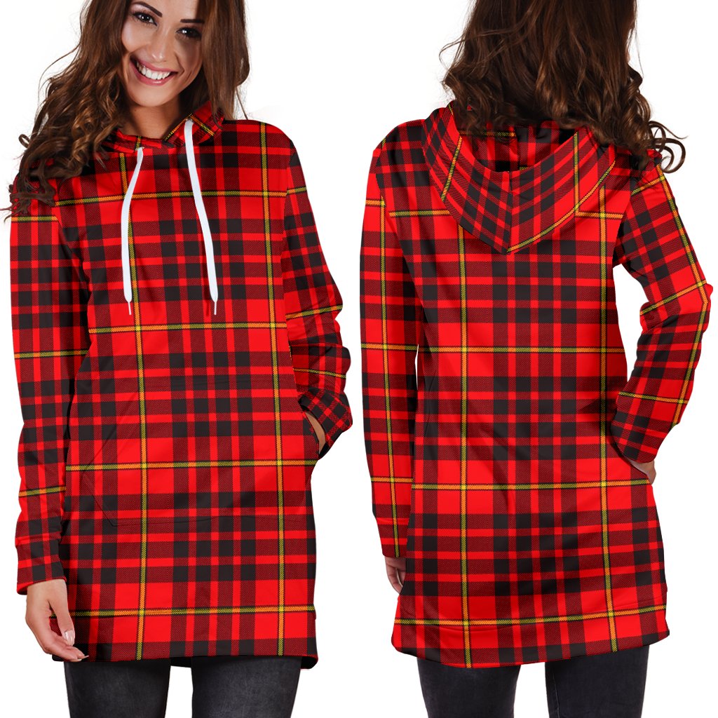 MacIan Tartan Plaid Hoodie Dress