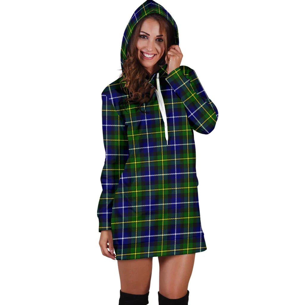 MacNeill of Barra Modern Tartan Plaid Hoodie Dress