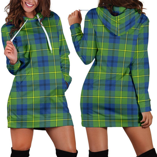 Johnston Ancient Tartan Plaid Hoodie Dress