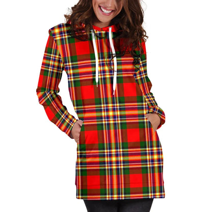 MacGill Modern Tartan Plaid Hoodie Dress