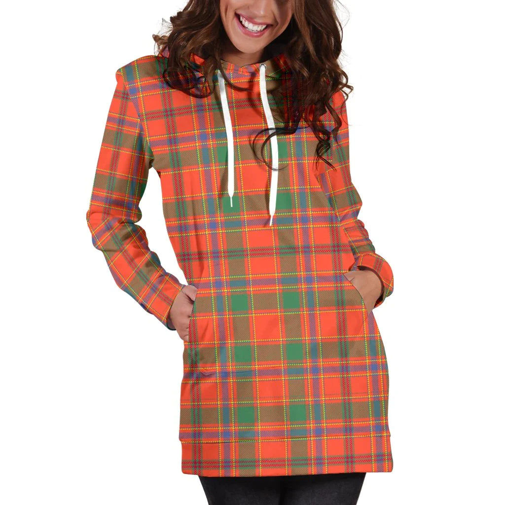 Munro Ancient Tartan Plaid Hoodie Dress