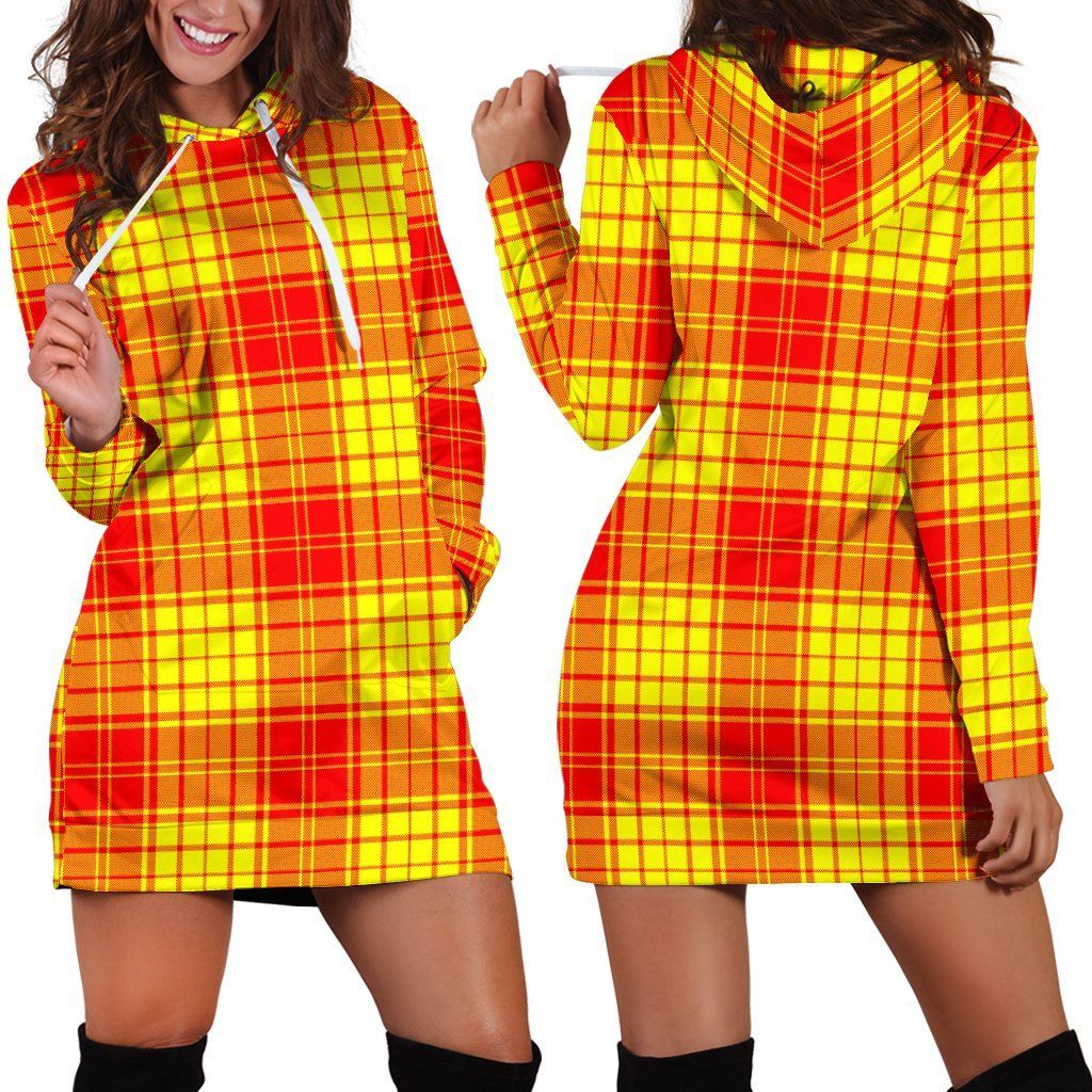 MacMillan Clan Tartan Plaid Hoodie Dress