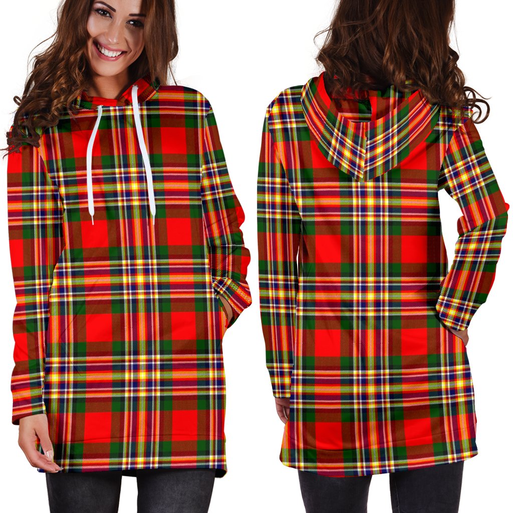 MacGill Modern Tartan Plaid Hoodie Dress