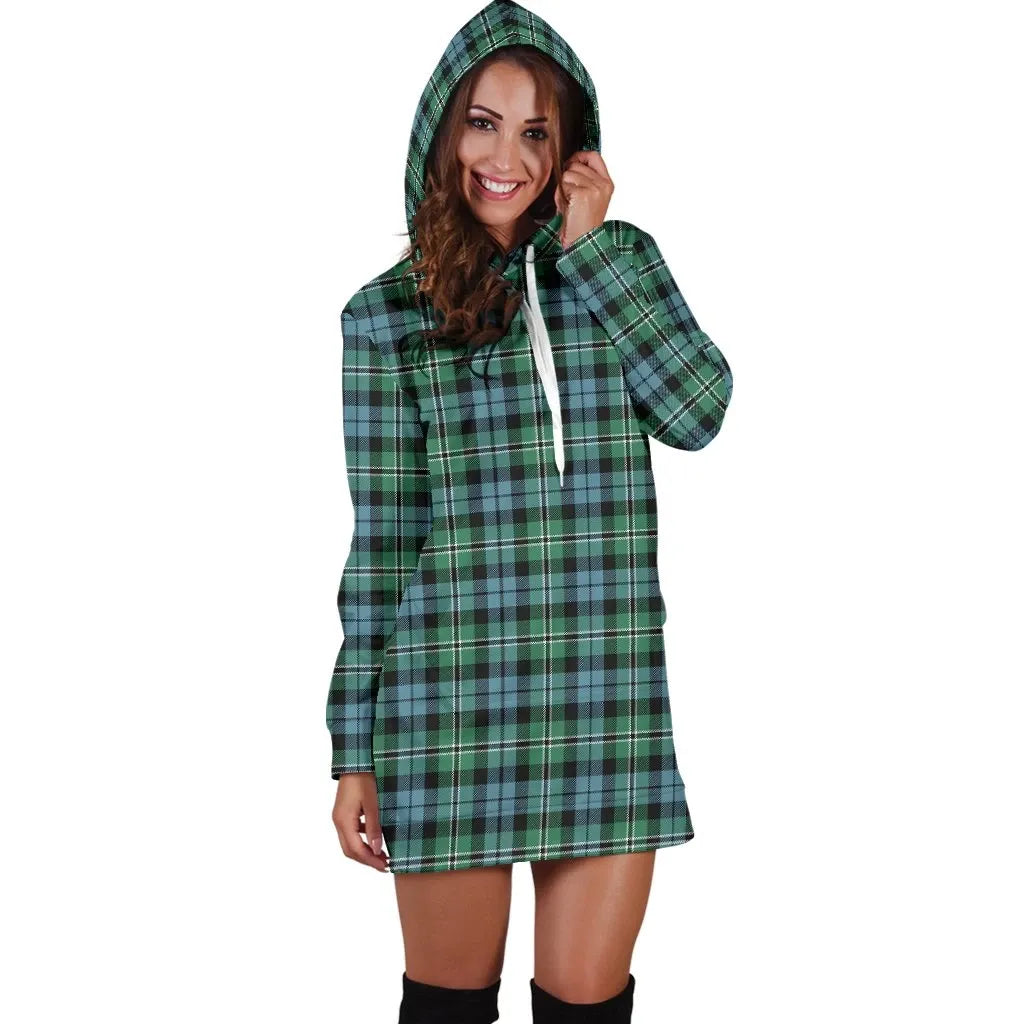 Melville Tartan Plaid Hoodie Dress