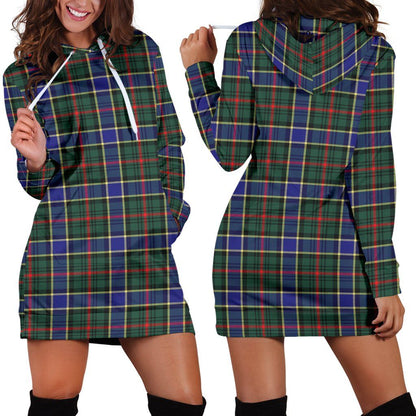 Ogilvie Hunting Modern Tartan Plaid Hoodie Dress