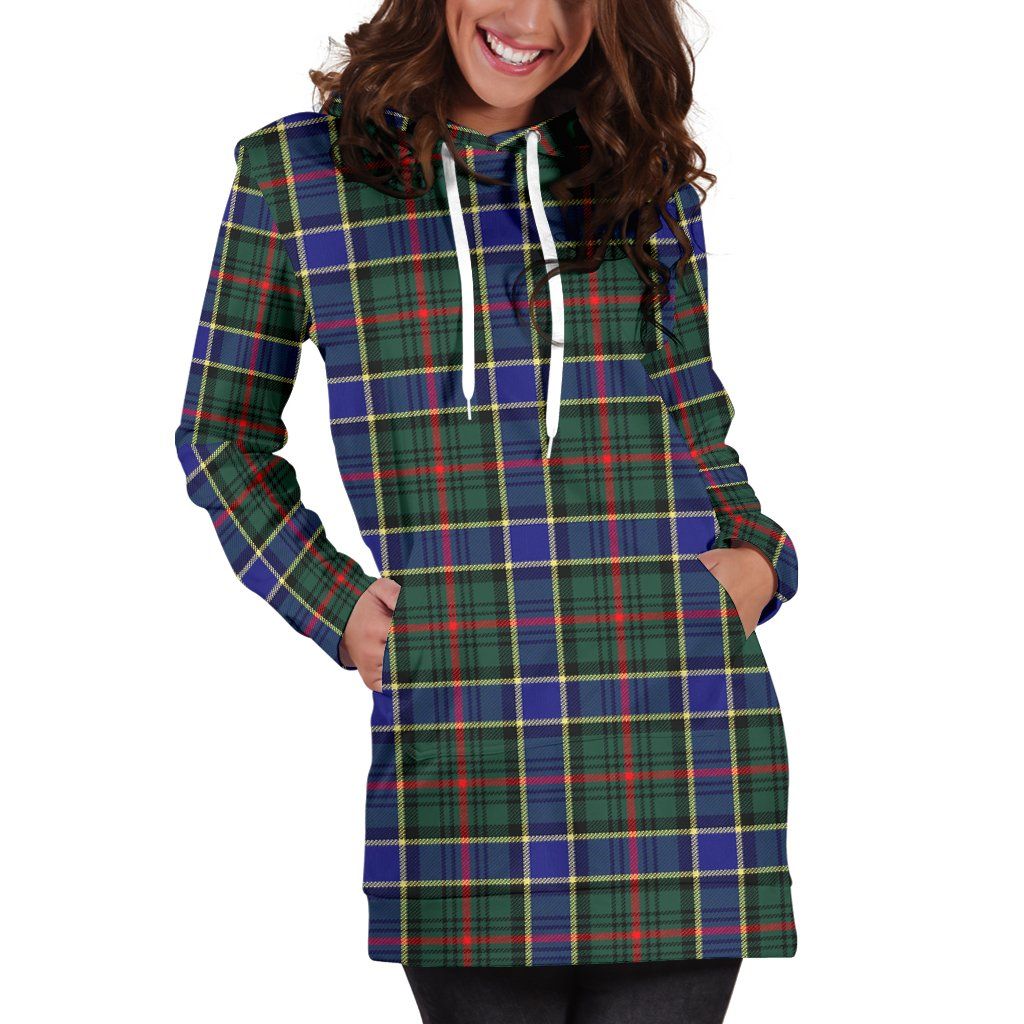 Ogilvie Hunting Modern Tartan Plaid Hoodie Dress