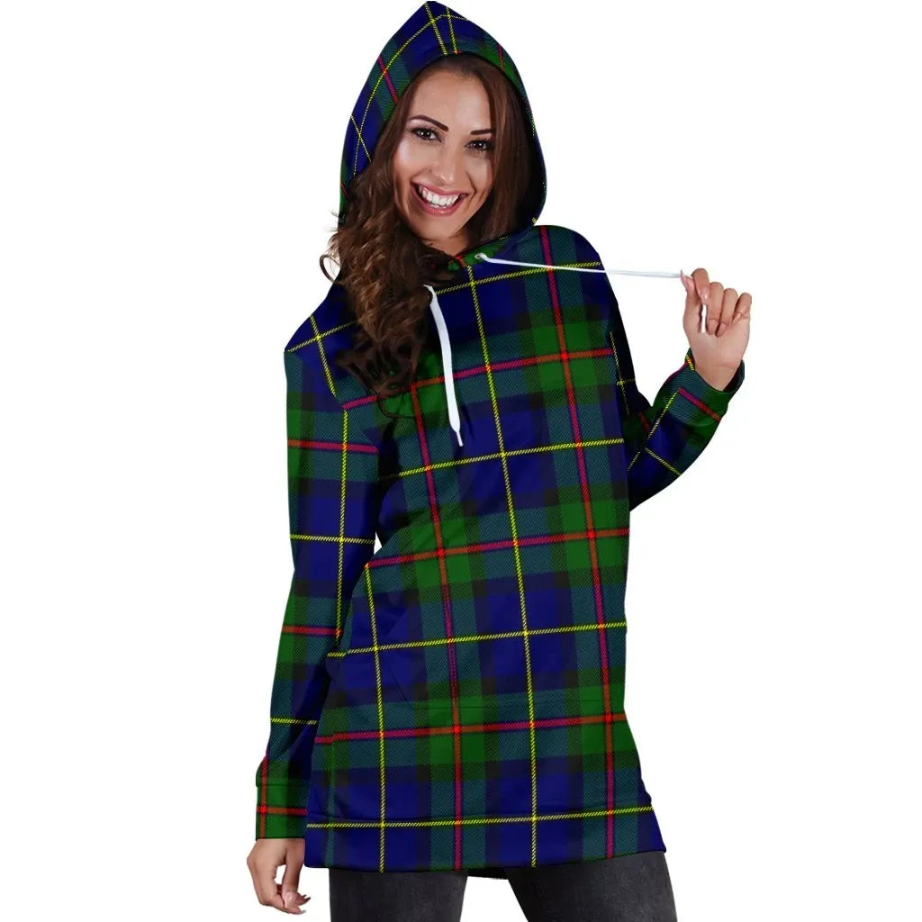 MacLeod of Harris Modern Tartan Plaid Hoodie Dress