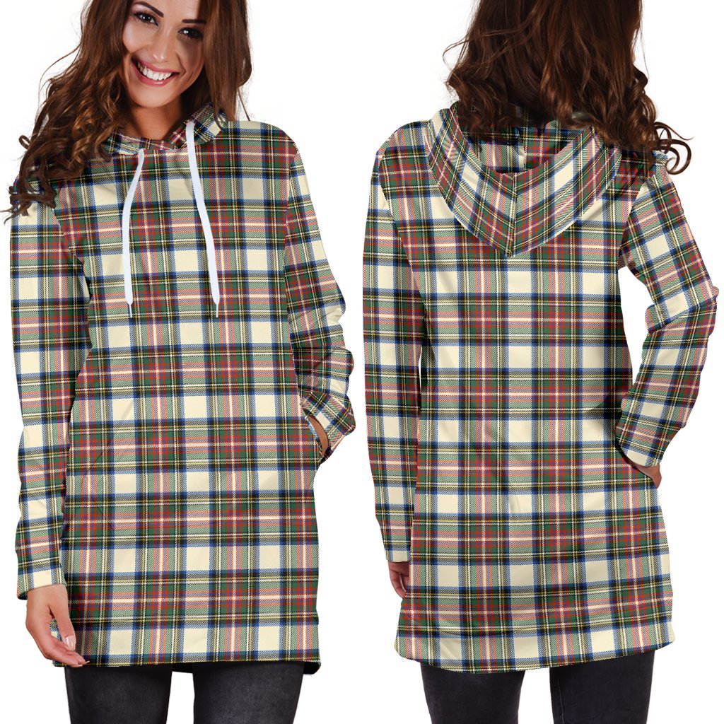 Stewart Dress Ancient Tartan Plaid Hoodie Dress