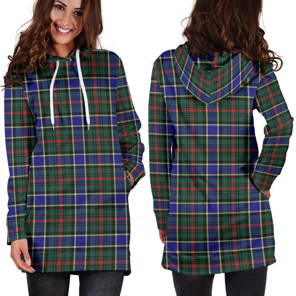 Ogilvie Hunting Modern Tartan Plaid Hoodie Dress