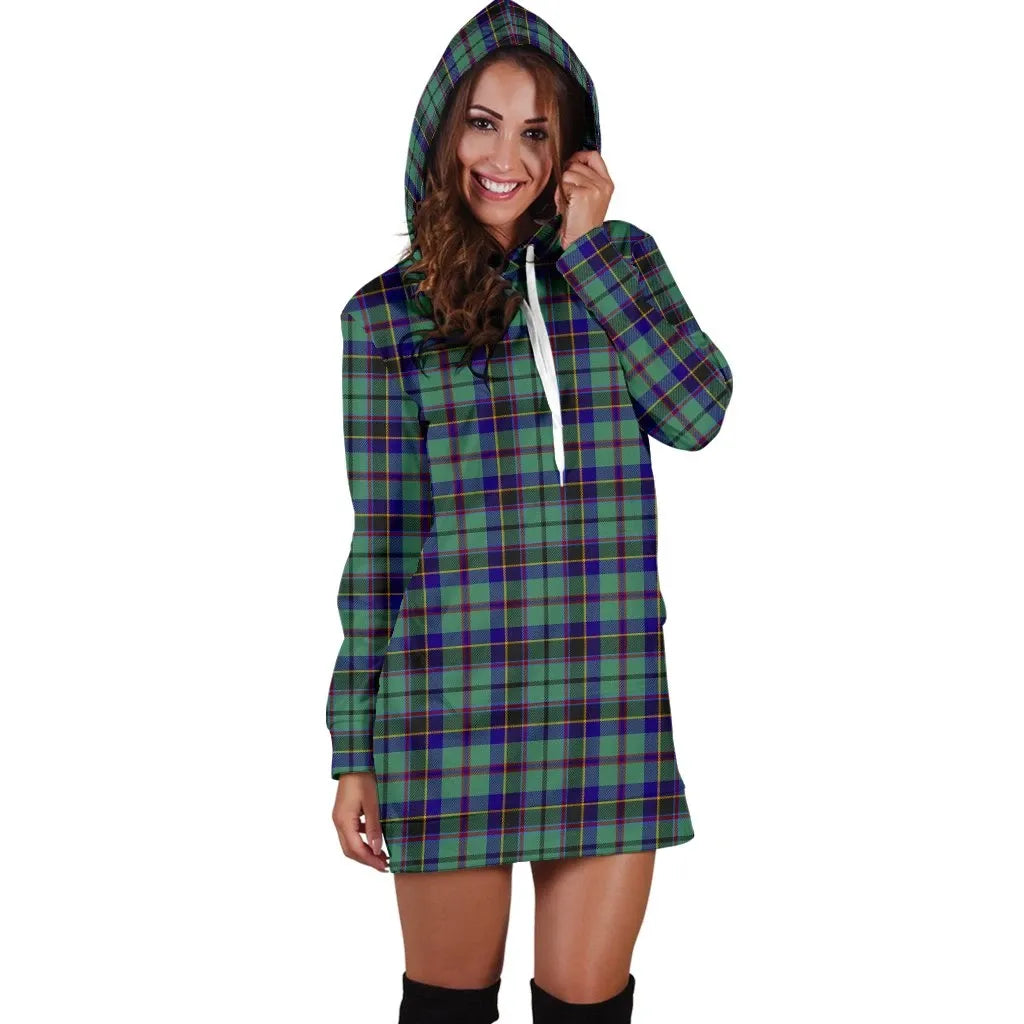 Stevenson Tartan Plaid Hoodie Dress