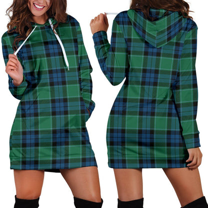 Graham of Menteith Ancient Tartan Plaid Hoodie Dress