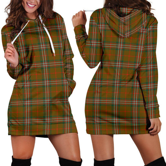 SCOTT BROWN MODERN Tartan Plaid Hoodie Dress