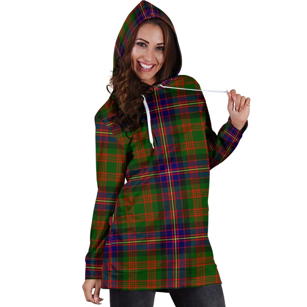 Cochrane Modern Tartan Plaid Hoodie Dress