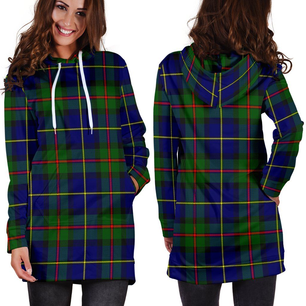 MacLeod of Harris Modern Tartan Plaid Hoodie Dress