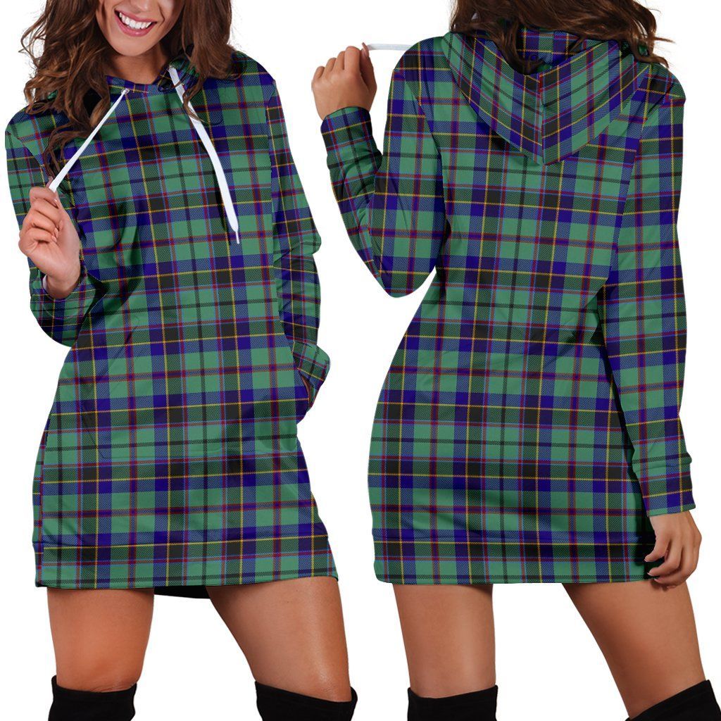 Stevenson Tartan Plaid Hoodie Dress