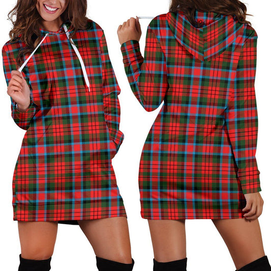 MacDuff Modern Tartan Plaid Hoodie Dress