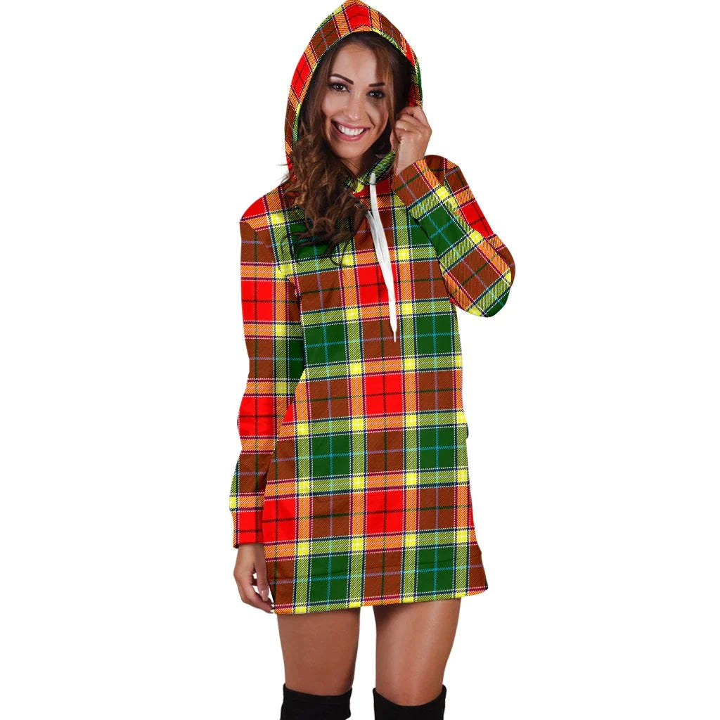 Gibbs Tartan Plaid Hoodie Dress