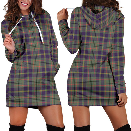 Taylor Weathered Tartan Plaid Hoodie Dress